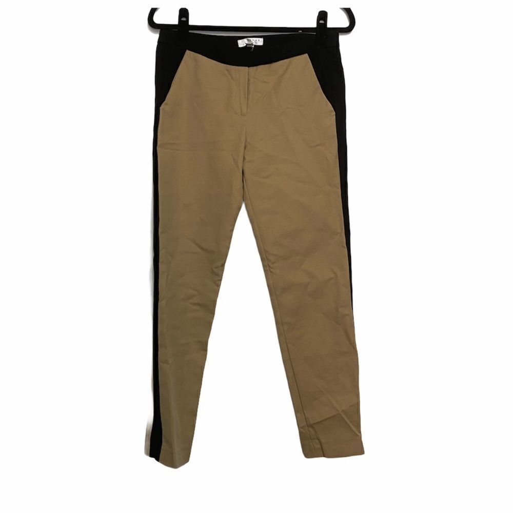 Kenar Tan & Black Stripe Ankle Pants‎ Womens 4
